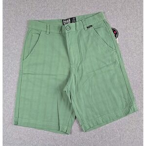 Maui And Sons Shorts Mens Size 30 Green Cotton Surfer Cinco NWT